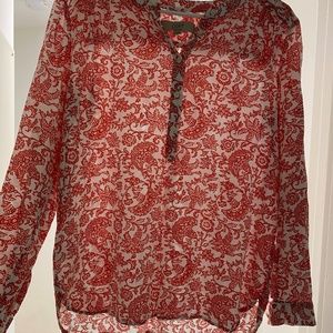 Anne Taylor Pink Medium Blouse